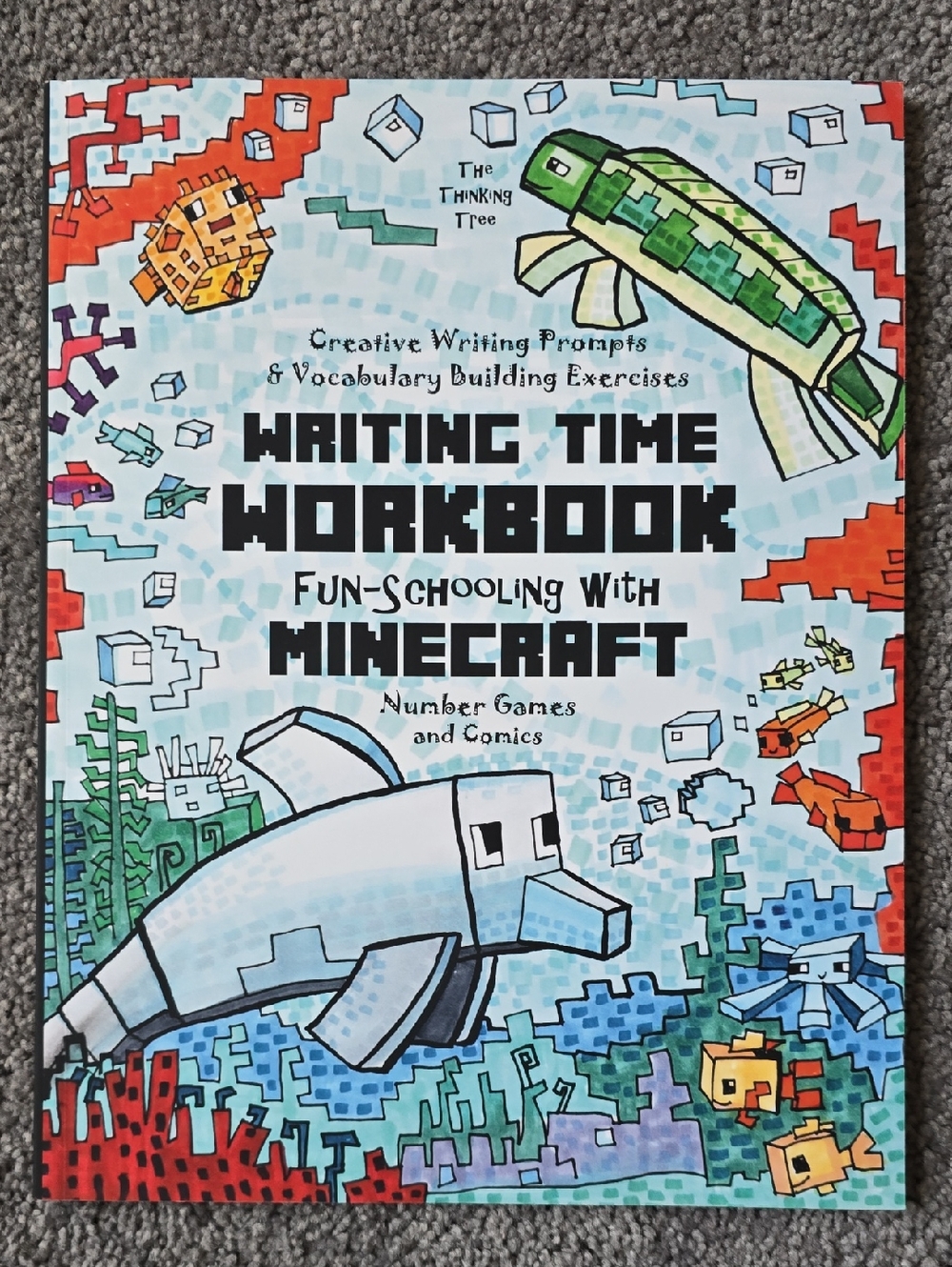 Writing Time Workbook Fun-Schooling with Minecraft Homeschool ADHD Dyslexia ASD